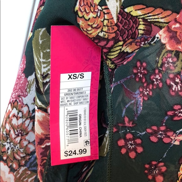 Green Floral Cardigan - Picture 4 of 5